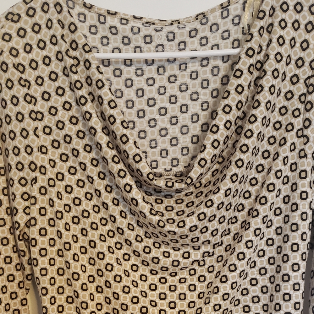 Designer Drop Collar Blouse